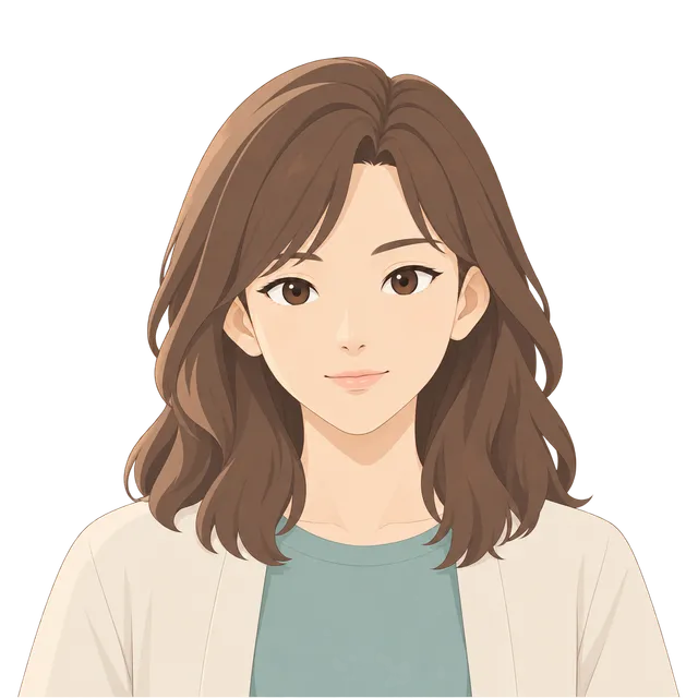 Yui, Kaika’s Japanese tutor, with a warm smile.